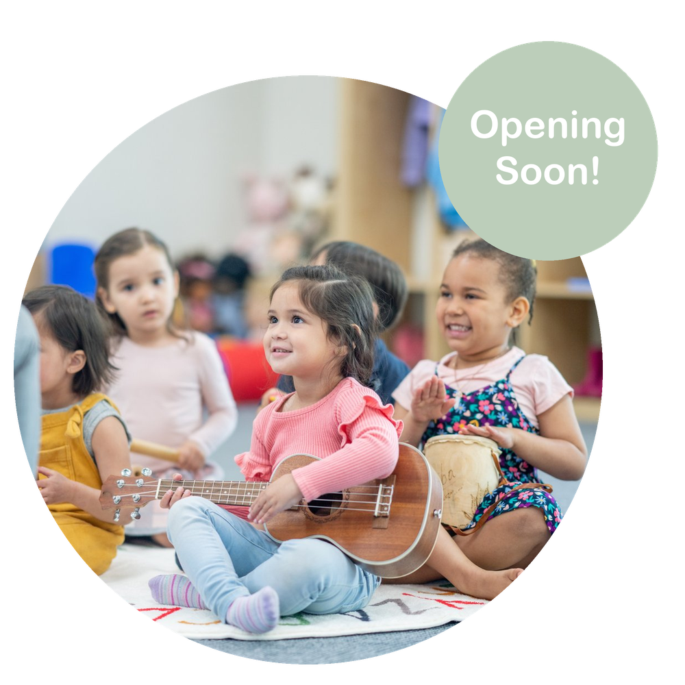 Children playing music at nursery – Hatherleigh Day Nursery & Pre-School opening soon